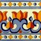 Mexican Talavera Border Tile  Andria